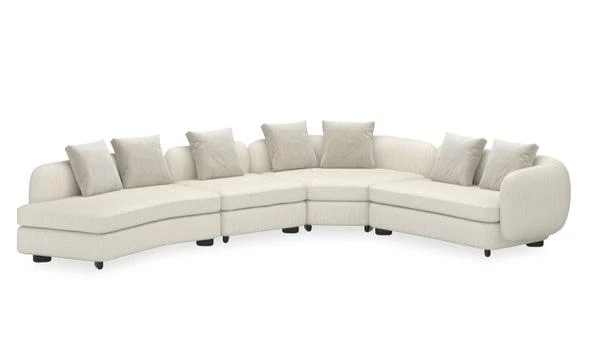 Caracole Lumi Chaise Modulsofa Links UPH-424-LH2-A von instylior