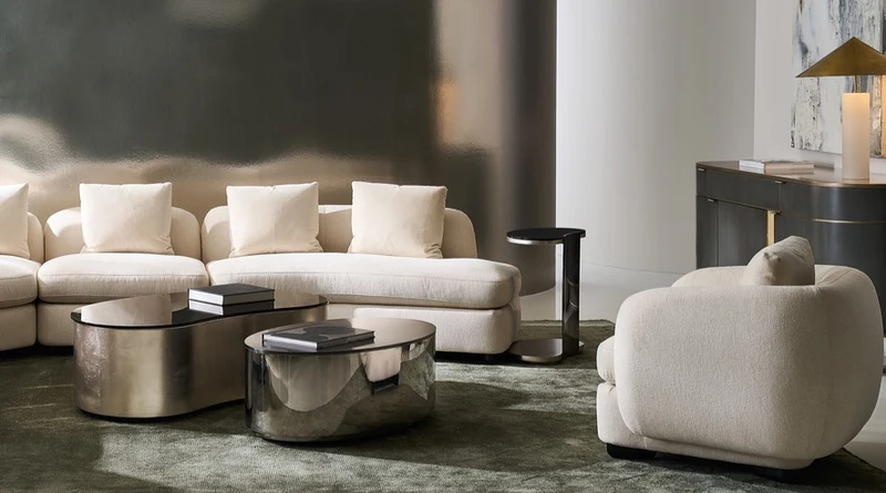 Caracole Lumi Mittelteil Modulsofa UPH-424-AC2-A von instylior