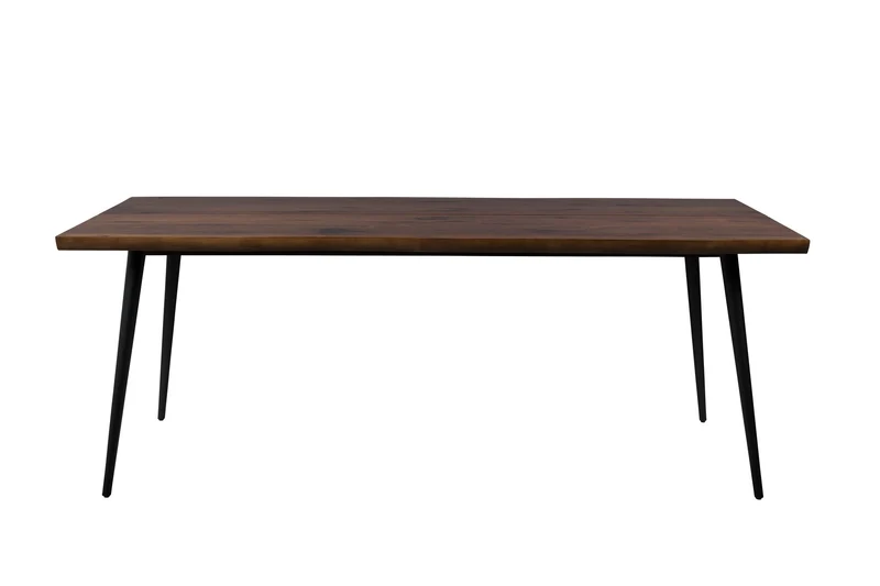Dutchbone Esstisch Alagon 200 × 90 cm – Schwarz, Holz