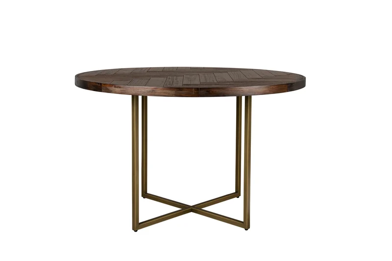 Dutchbone Esstisch Class 120' – Schwarz, Holz, 120 × 120 × 75 cm
