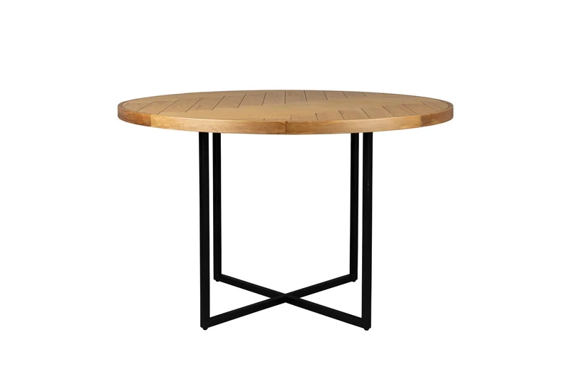 Dutchbone Esstisch Class 120' – Eiche, Holz, 120 × 120 × 75 cm