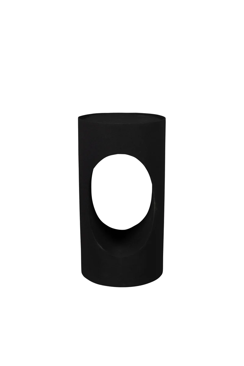 Dutchbone Beistelltisch Sai – Schwarz, Eisen, 30 × 30 × 56 cm