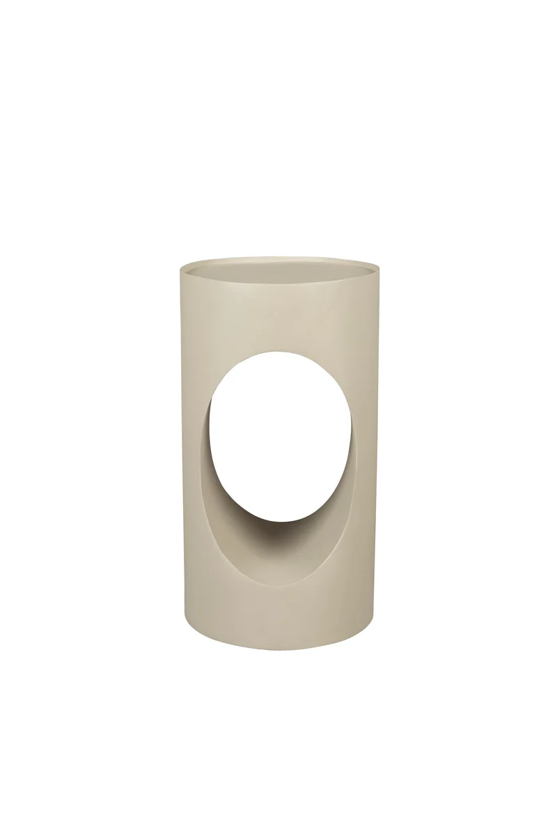 Dutchbone Beistelltisch Sai – Sand, Eisen, 30 × 30 × 56 cm