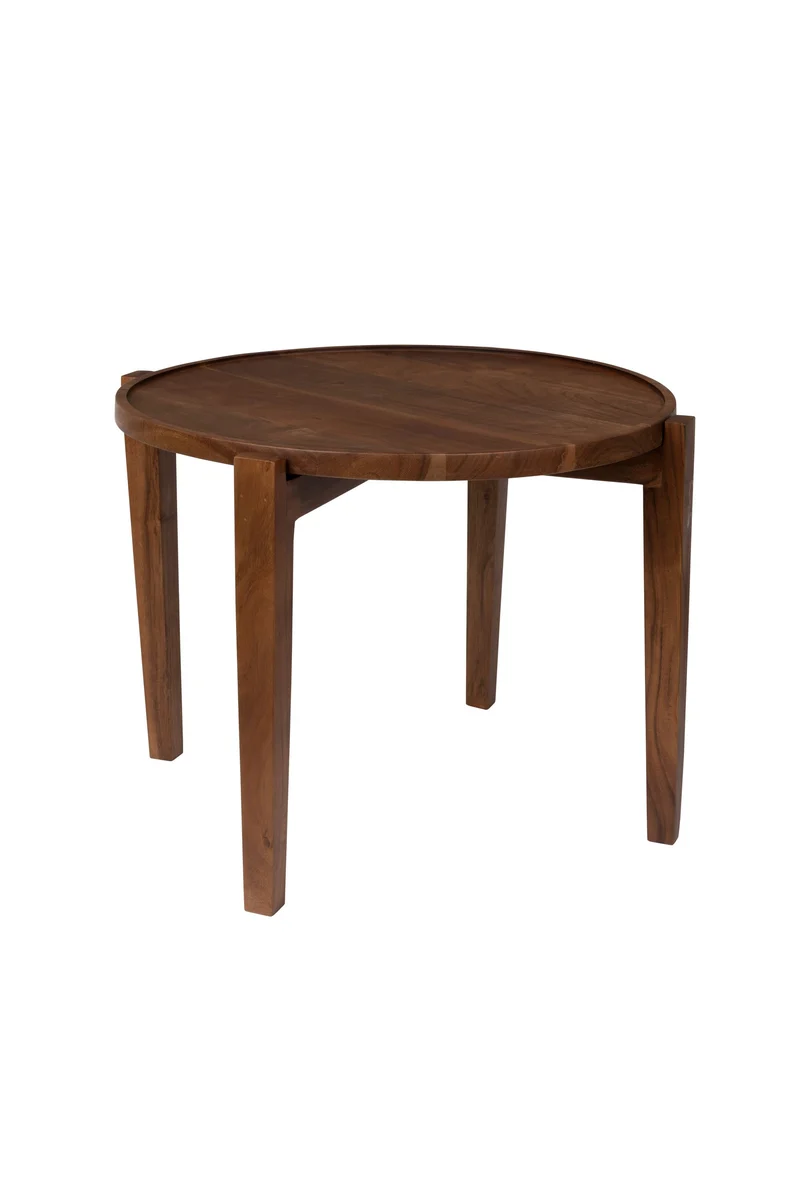 Dutchbone Couchtisch Shane – Braun, Akazienholz, 59 × 59 × 40 cm