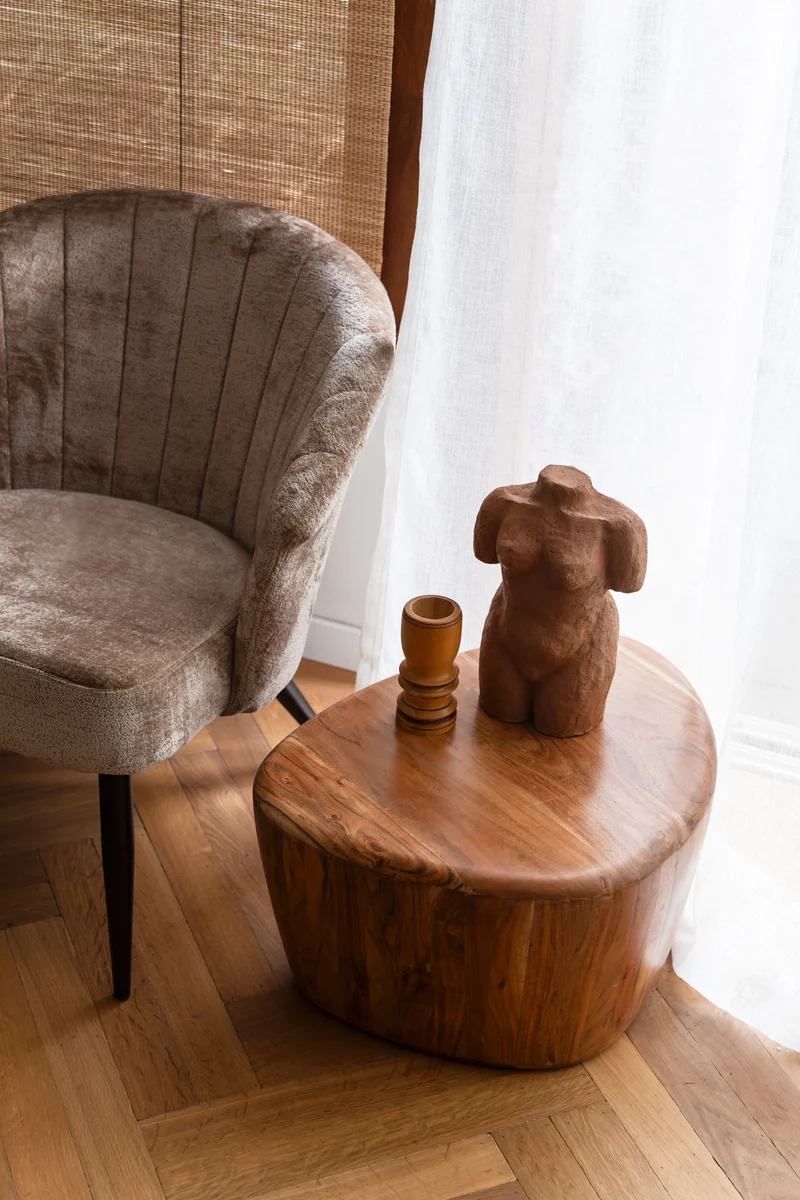 Dutchbone Couchtisch Ayla – Braun, 58 × 45 × 28 cm