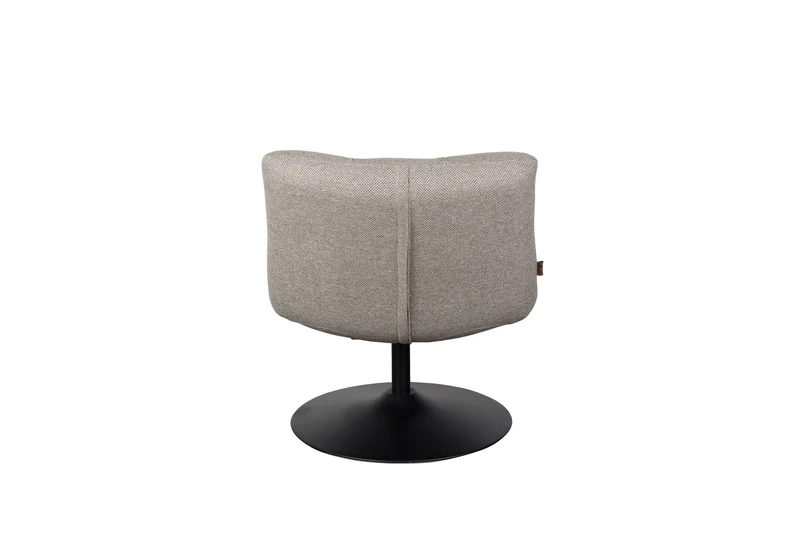 Dutchbone Loungesessel Bar – Hellgrau, Stoff, 66 × 78 cm