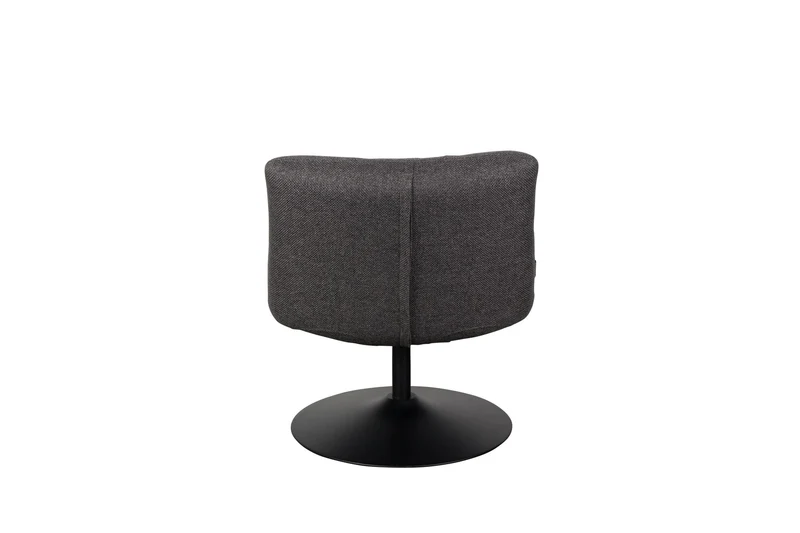 Dutchbone Loungesessel Bar – Dunkelgrau, Stoff, 66 × 78 cm