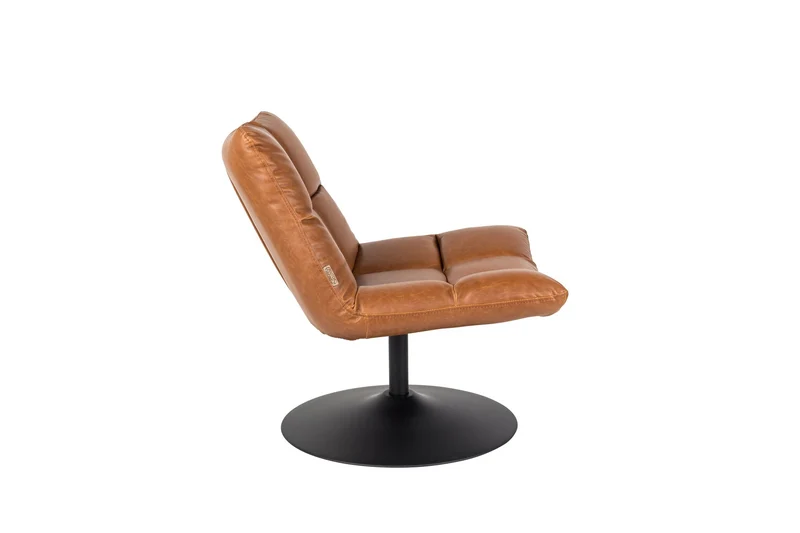 Dutchbone Loungesessel Bar Vintage – Braun, PU-Kunstleder, 66 × 78 cm