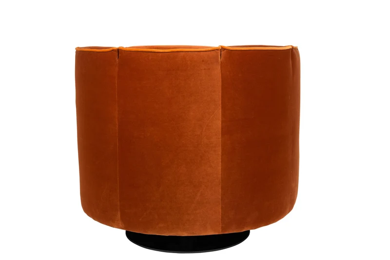 Dutchbone Loungesessel Flower – Orange, Stoff, 74 × 86 × 76 cm