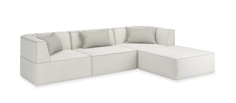 Caracole Marbella Eckelement Modulsofa M150-023-WE1-B von instylior