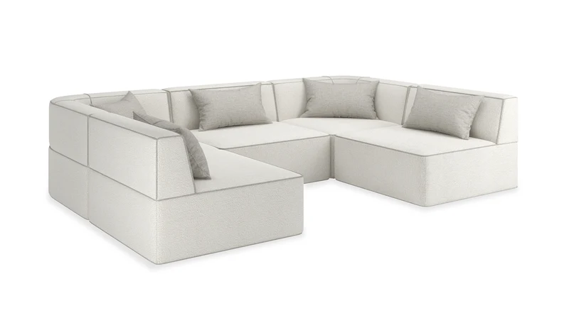Caracole Marbella Eckelement Modulsofa M150-023-WE1-B von instylior