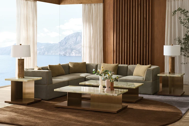 Caracole Marbella Eckelement Modulsofa M150-023-WE1-A von instylior