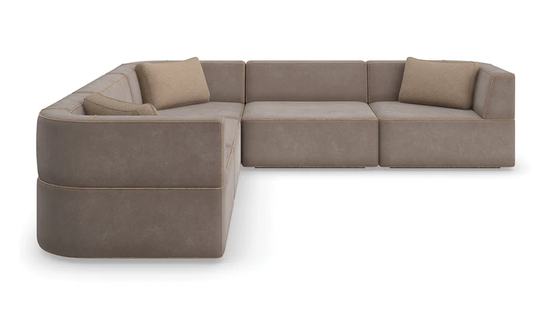 Caracole Marbella Eckelement Modulsofa M150-023-WE1-A von instylior