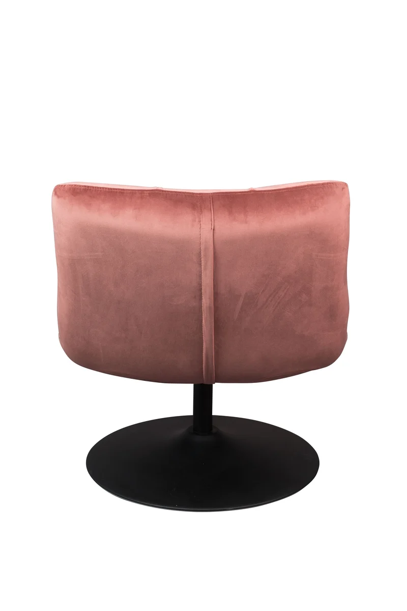 Dutchbone Loungesessel Bar Velvet Old – Pink, Stoff, 66 × 78 cm