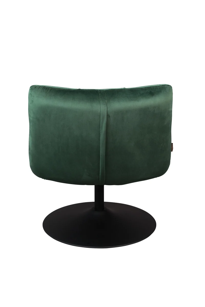 Dutchbone Loungesessel Bar Velvet – Grün, Stoff, 66 × 78 cm