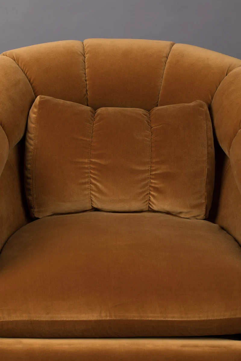 Dutchbone Loungesessel Member Whiskey – Braun, Stoff, 88 × 82 × 79 cm