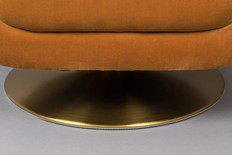 Dutchbone Loungesessel Member Whiskey – Braun, Stoff, 88 × 82 × 79 cm
