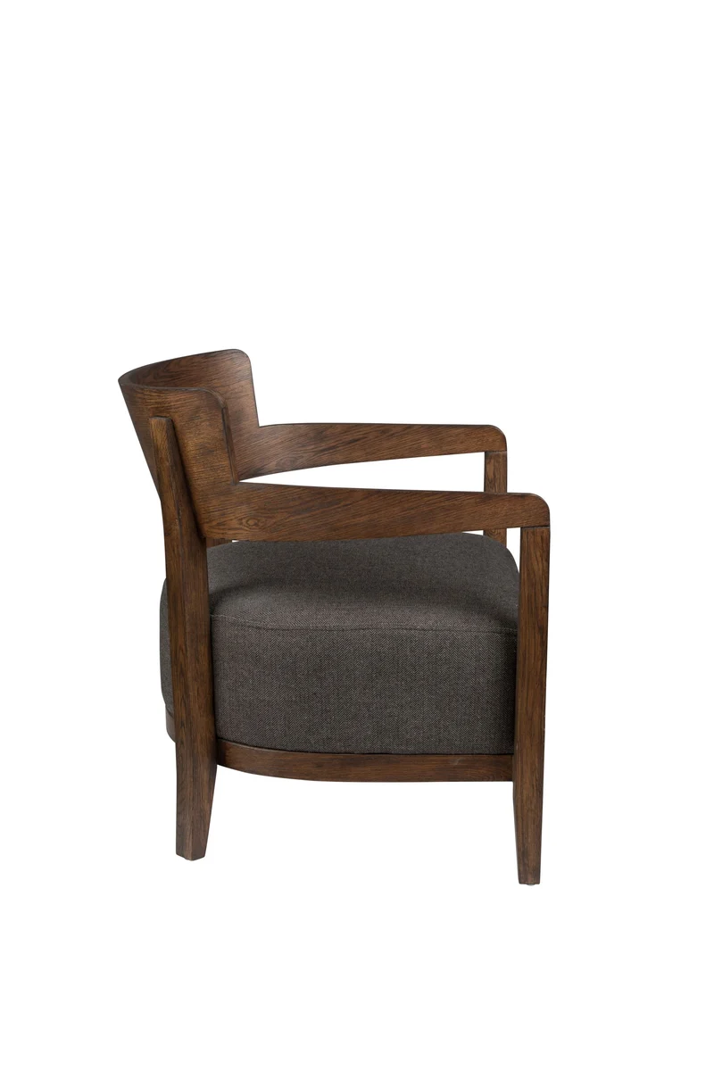 Dutchbone Loungesessel Duran – Grau, Stoff, 66 × 68 × 71 cm