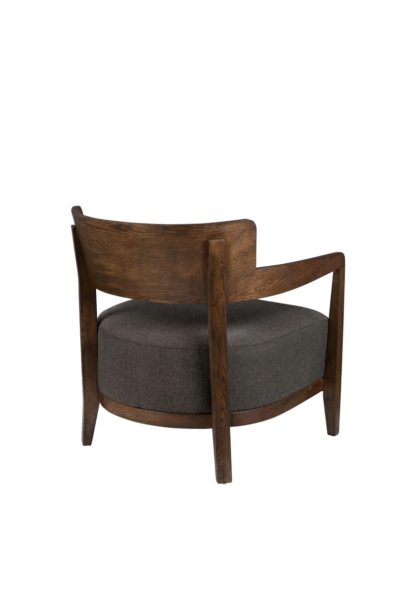Dutchbone Loungesessel Duran – Grau, Stoff, 66 × 68 × 71 cm