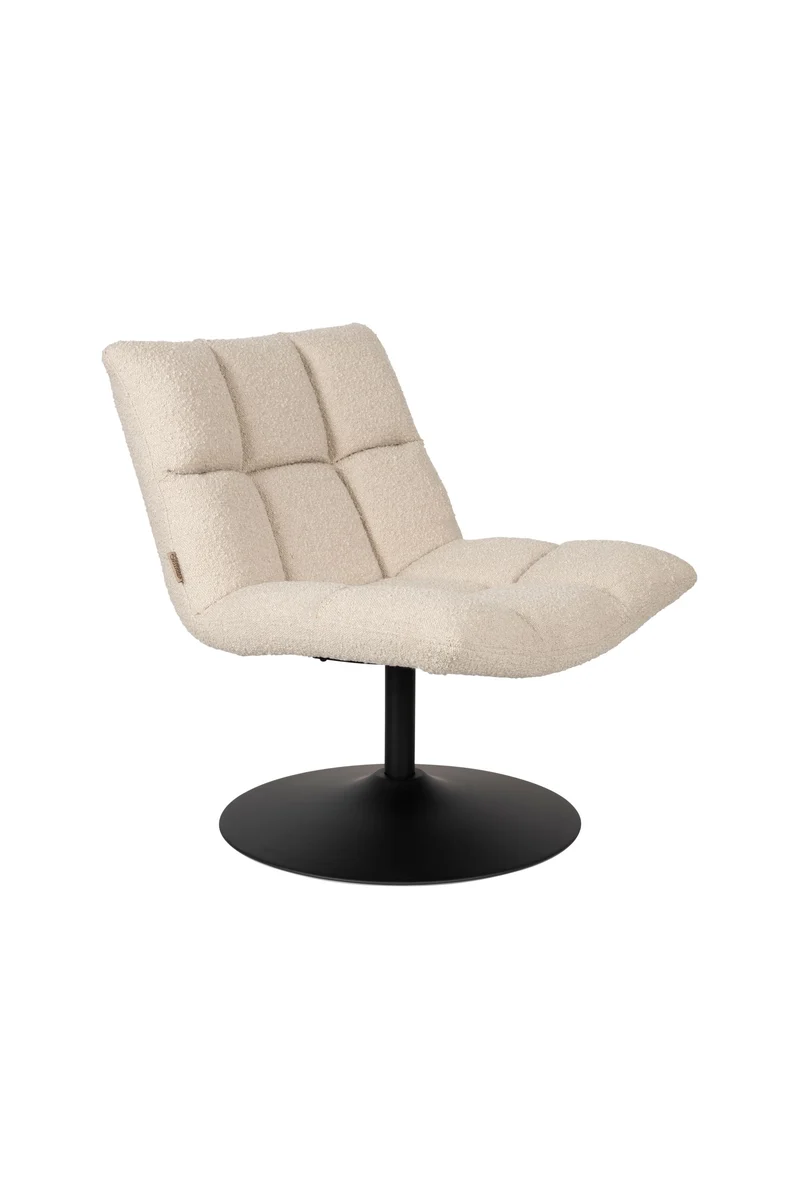 Dutchbone Loungesessel Bar Bouclé – Beige, 66 × 78 cm