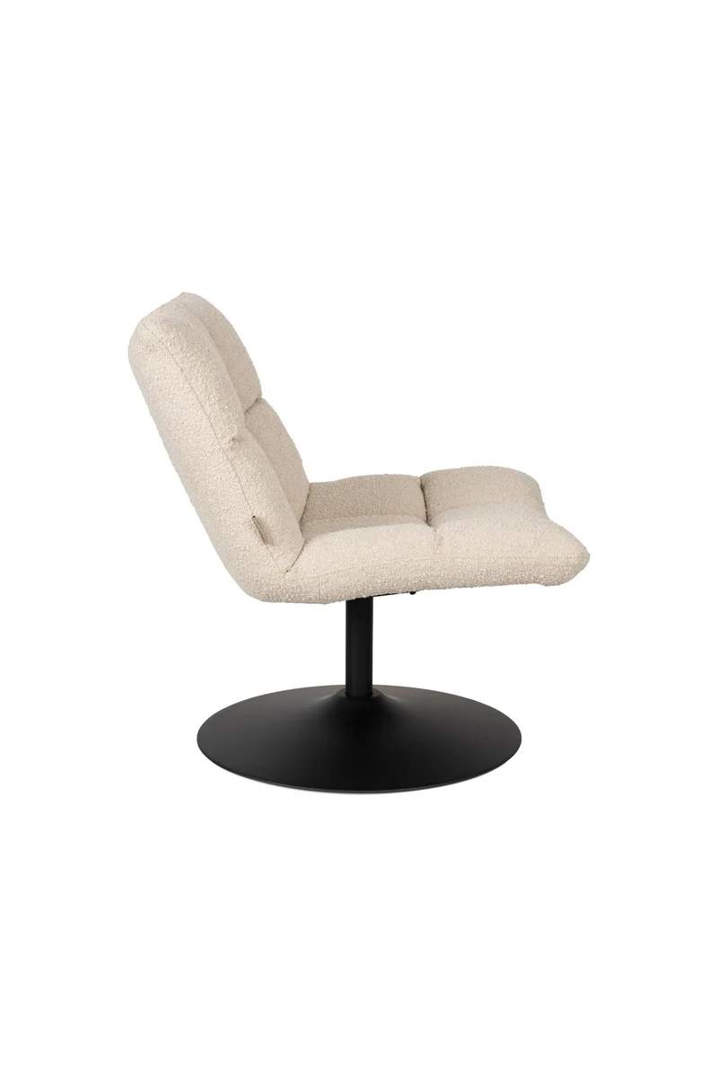 Dutchbone Loungesessel Bar Bouclé – Beige, 66 × 78 cm