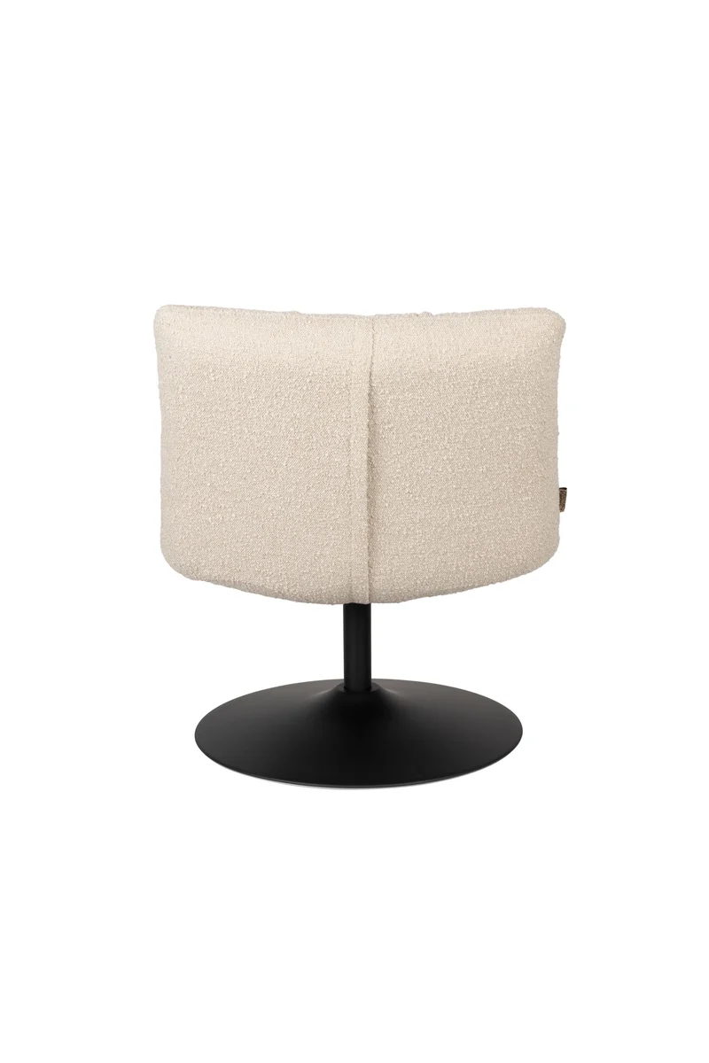 Dutchbone Loungesessel Bar Bouclé – Beige, 66 × 78 cm