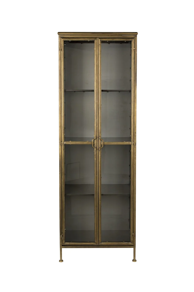 Dutchbone Schrank Gertlush – Gold, Eisen, 41,5 × 63,5 × 184 cm