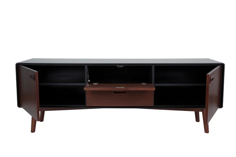 Dutchbone Sideboard Juju Low – Bunt, Nussbaumfurnier