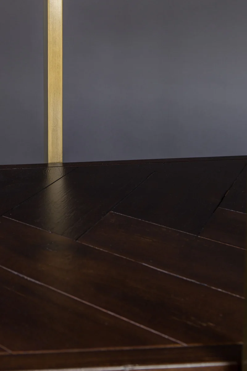 Dutchbone Regal Class – Braun, Akazienfurnier, 40 × 140 × 146 cm