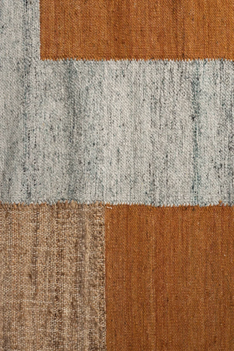 Dutchbone Teppich Pavilion 160 × 230 cm Natural Green – Braun, Wolle