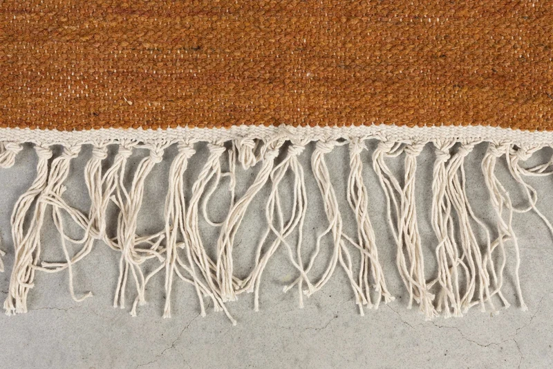 Dutchbone Teppich Pavilion 160 × 230 cm Natural Green – Braun, Wolle