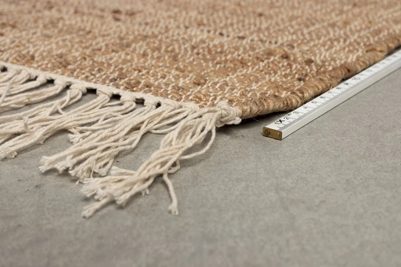 Dutchbone Teppich Pavilion 200 × 300 cm Natural Green – Braun, Wolle