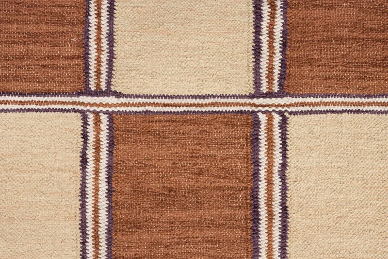 Dutchbone Teppich Gambit 160 × 230 cm – Beige, Baumwolle