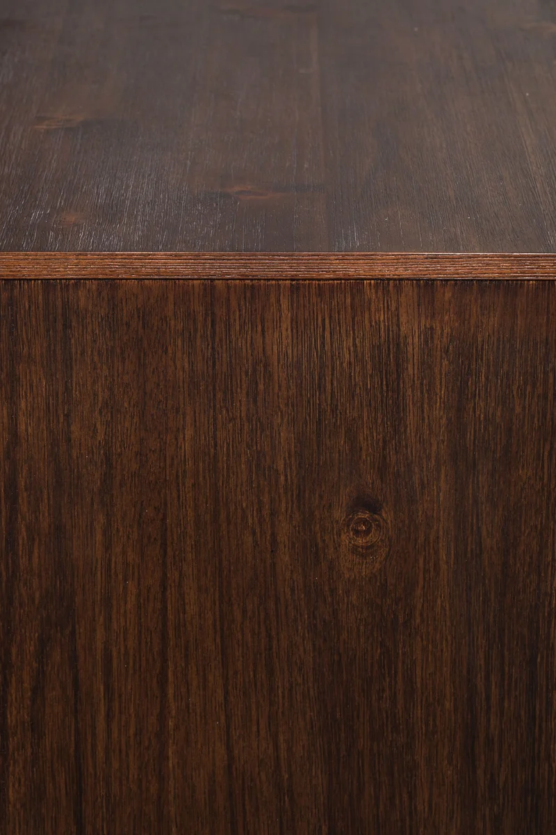 Dutchbone Sideboard Class High – Braun, Akazienfurnier, 45 × 180 × 80 cm