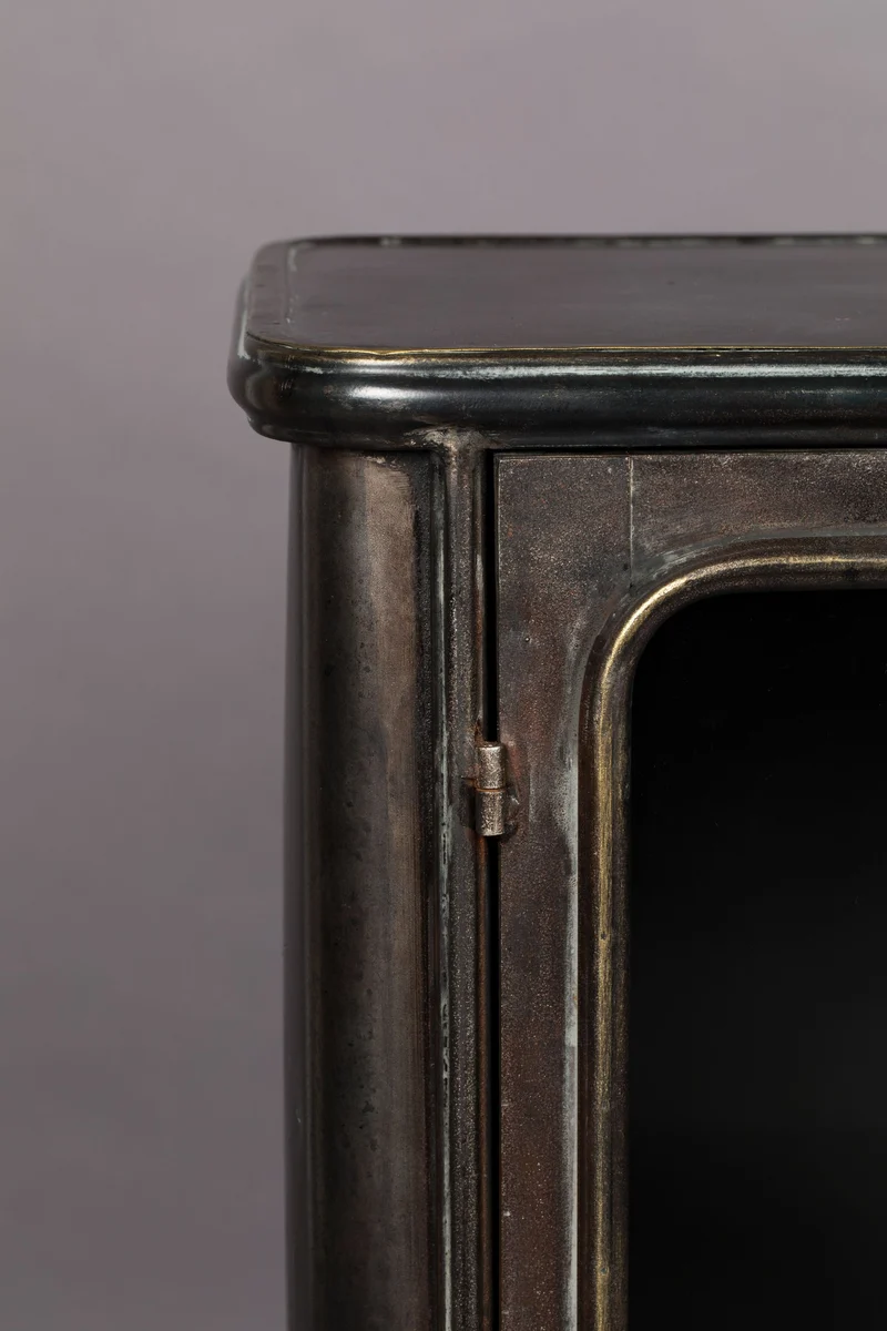 Dutchbone Sideboard Denza – Schwarz, Eisen, 37 × 100 × 80 cm
