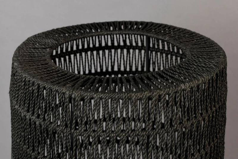 Dutchbone Stehleuchte Kari – Schwarz, 30 × 30 × 95 cm