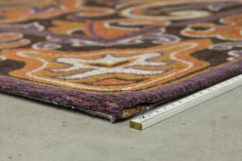 Dutchbone Teppich Bashmira 160 × 230 cm – Orange, Polyester