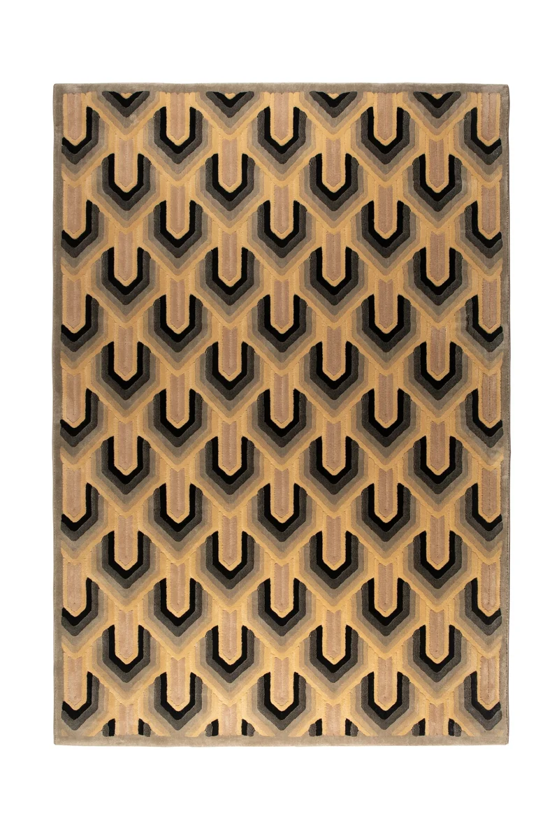 Dutchbone Teppich Lockhart 160 × 230 cm – Grün