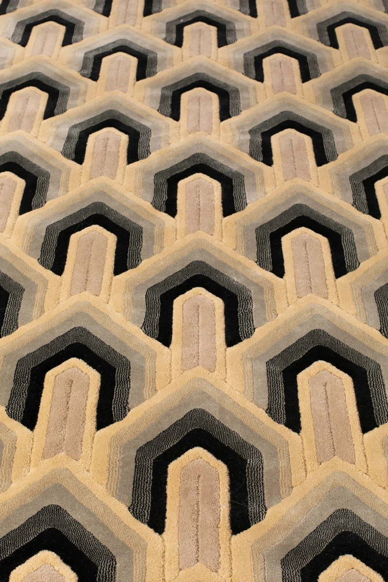 Dutchbone Teppich Lockhart 160 × 230 cm – Grün