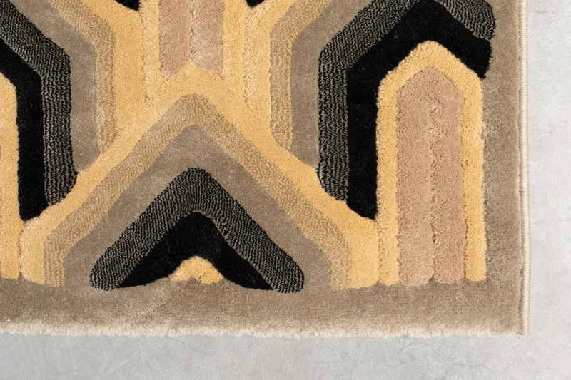 Dutchbone Teppich Lockhart 160 × 230 cm – Grün