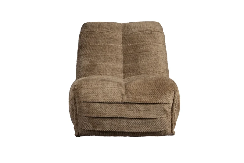 Dutchbone Loungesessel Hamilton Recliner – Braun, Stoff, 88 × 114 × 95 cm