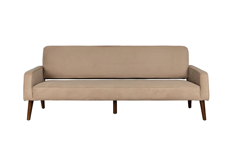 Dutchbone Sofa Preston – Beige, Stoff, 200 × 84 × 78 cm