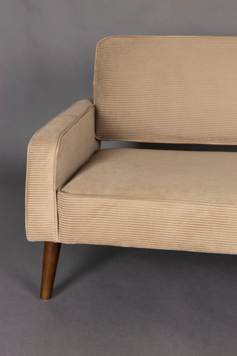 Dutchbone Sofa Preston – Beige, Stoff, 200 × 84 × 78 cm