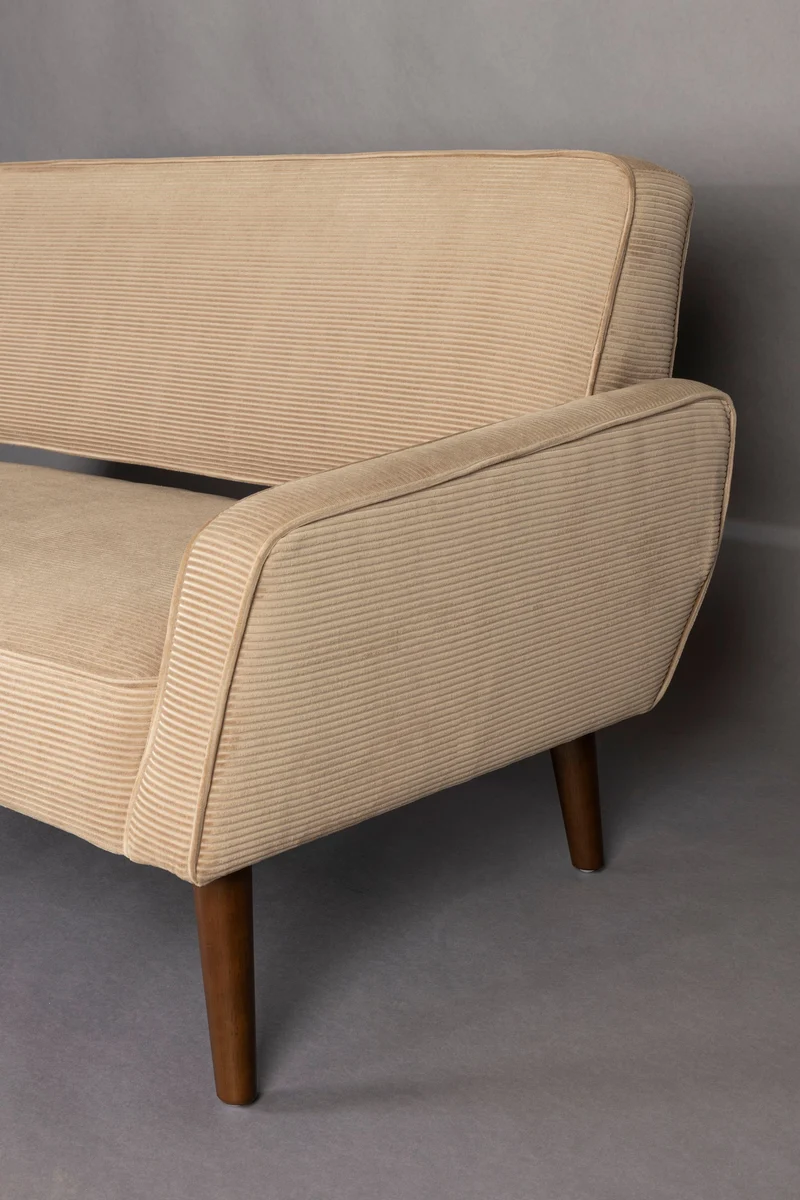 Dutchbone Sofa Preston – Beige, Stoff, 200 × 84 × 78 cm
