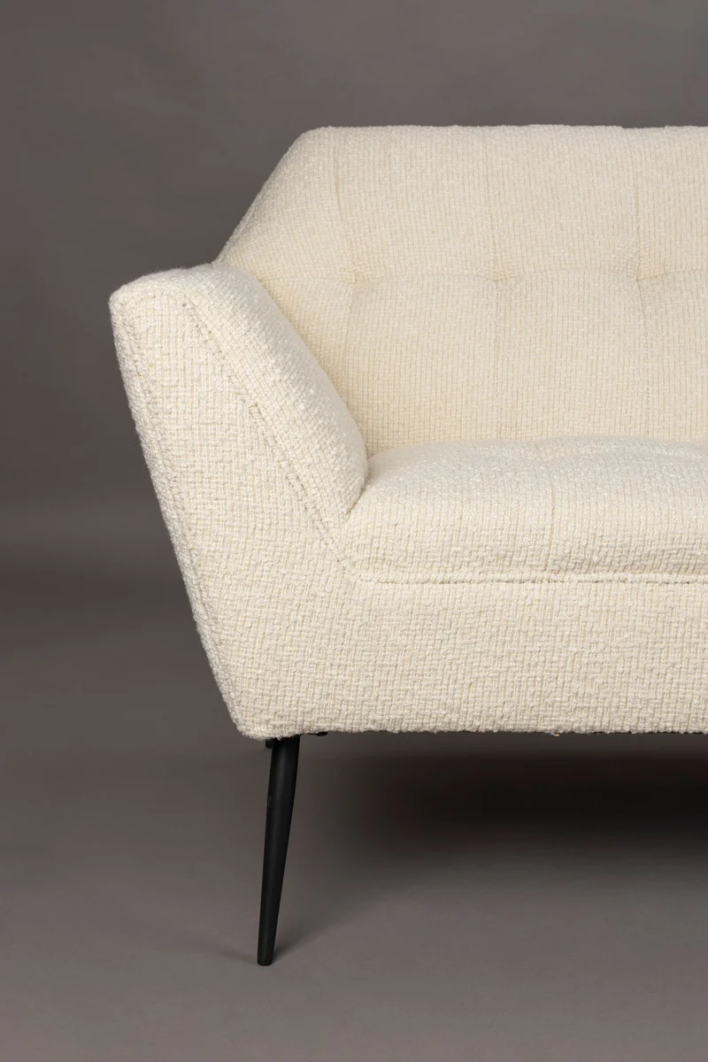 Dutchbone Sofa Kate Bouclé – Beige, 79 × 150 × 81 cm