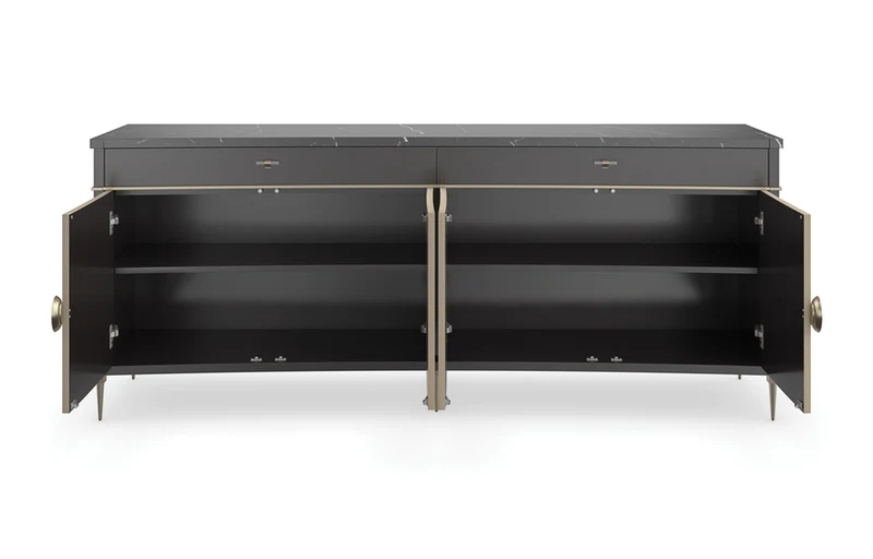 Caracole Noir Sideboard Buffet CLA-023-212 von instylior