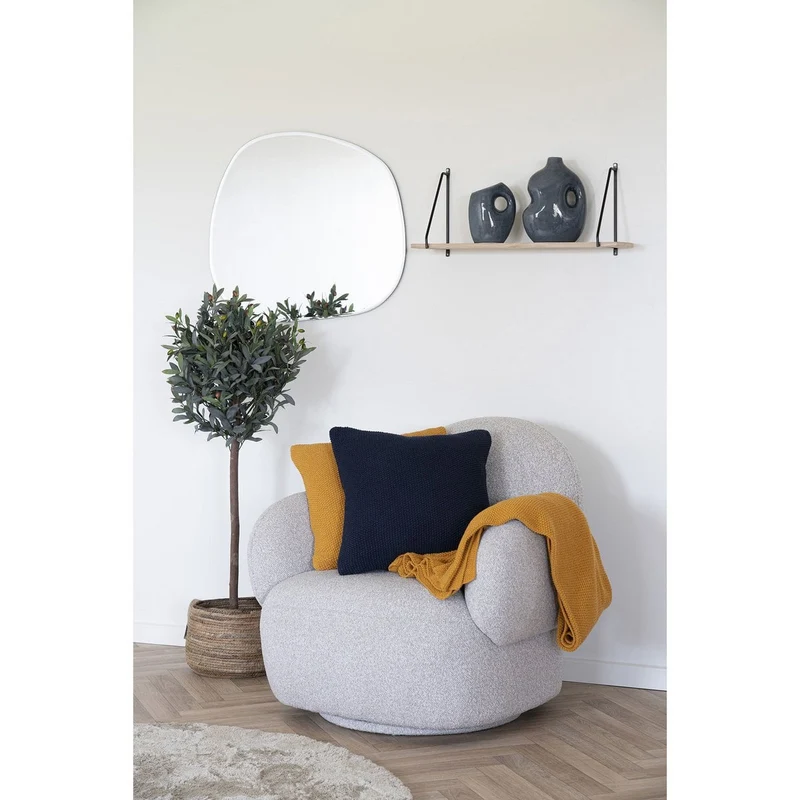 House Nordic Wohndecke Santos – Orange, 130 × 170 cm, Baumwolle