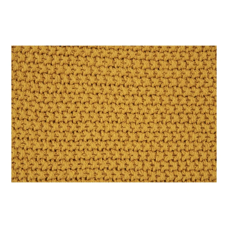 House Nordic Wohndecke Santos – Orange, 130 × 170 cm, Baumwolle