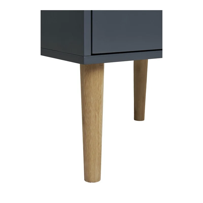 House Nordic Beistelltisch Bisley – Grau, 40 × 35 × 55 cm, Holz