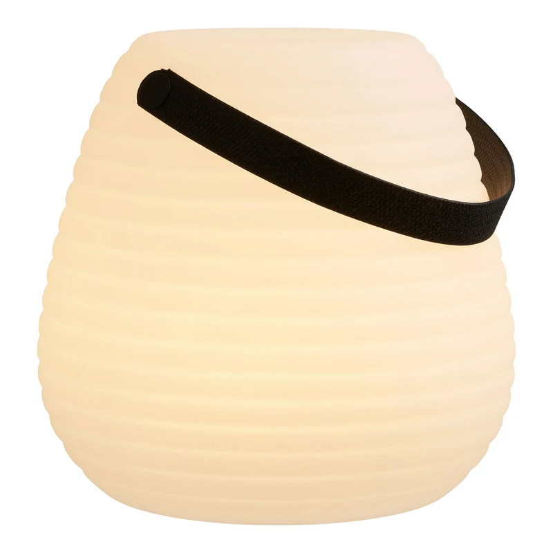 House Nordic Derry LED-Lampe – wiederaufladbar, weiß, Ø 21 cm